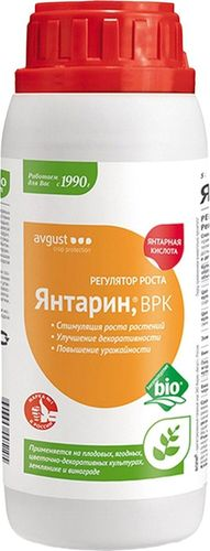 Удобрение стимулятор роста Avgust Янтарин 500 мл, фотография