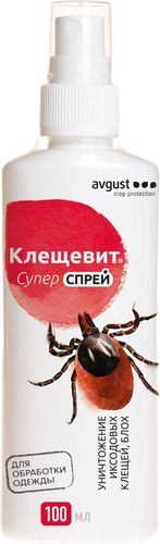 Средство Клещевит Супер от насекомых 100 мл, детальное фото