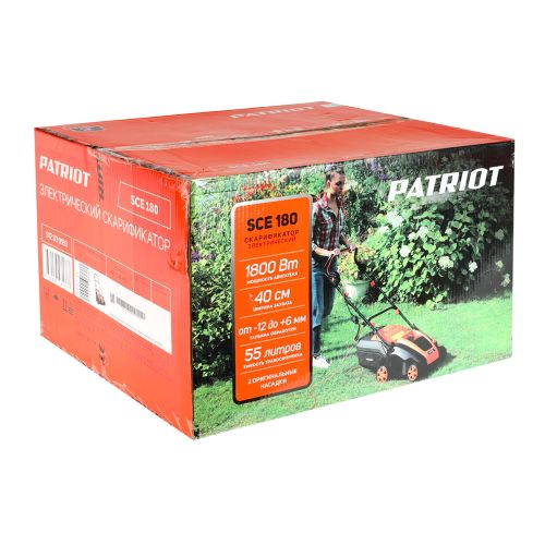 Скарификатор электрический PATRIOT 1800Вт 40см, SCE 180, детальное фото