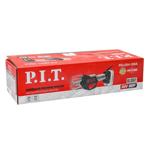 Секатор аккумуляторный P.I.T. PDJ20H-300A Solo 20В, крупный план