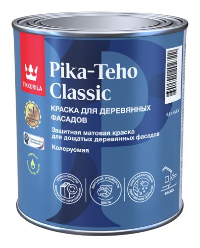 Краска Tikkurila/Tikkivala pika-teho classic для домов c m 0,9л, изображение