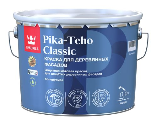 Краска Tikkurila/Tikkivala pika-teho classic для домов a m 9л, детальное фото