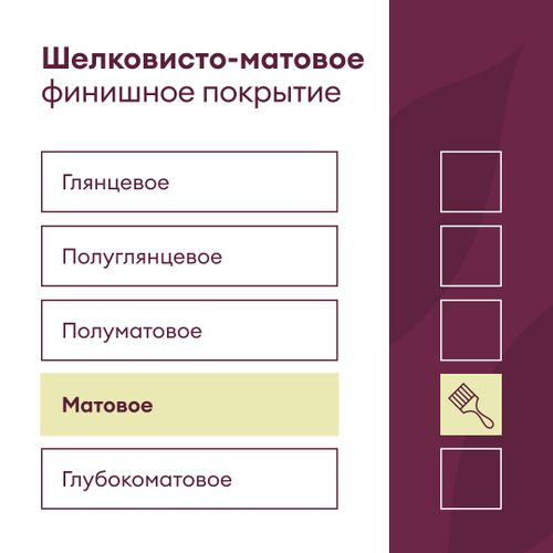 Краска для стен и потолков шелковисто-матовая TALATU VADELMA БАЗА C 2,7 л, фотография