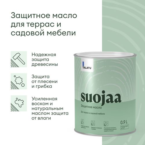Масло защитное TALATU SUOJAA 0,9 л, вид