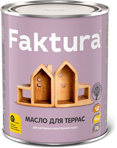 Масло FAKTURA для террас 0,7 л, детальное фото