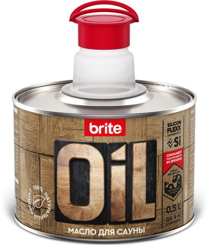 Масло BRITE FLEXX для саун 0,5 л, вид
