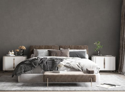 Виниловые обои WallSecret Boho 8846-16 серые 1,06х10,05 м, детальное фото
