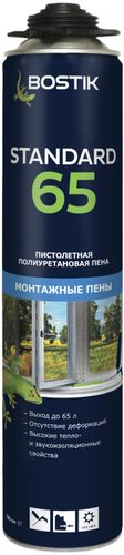 BOSTIK  пена пистолетная полиуретановая Standard 65, 750 мл, детальное фото
