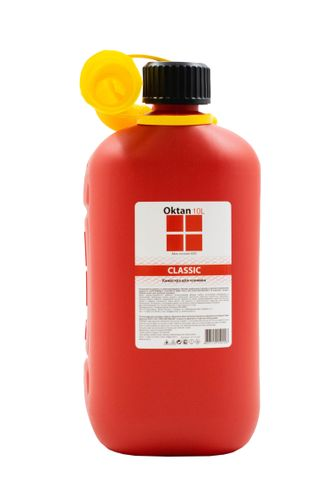 Канистра ГСМ Oktan 10 л, крупный план
