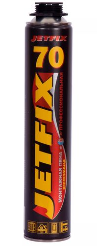 Пена монтажная JETFIX 70 профессиональная, 850мл., 950гр., фотография