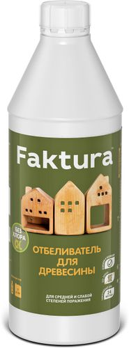 Отбеливатель FAKTURA для древесины 1 л, картинка