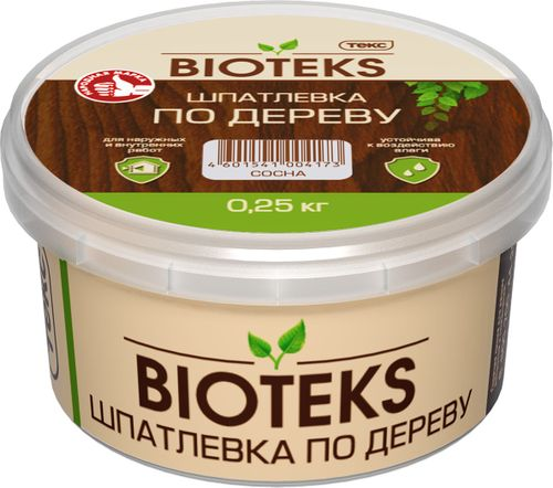 Шпатлевка акриловая ТЕКС Профи сосна 0,25 кг, крупный план