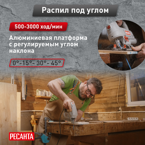 Лобзик электрический РЕСАНТА Л-80/750, фото