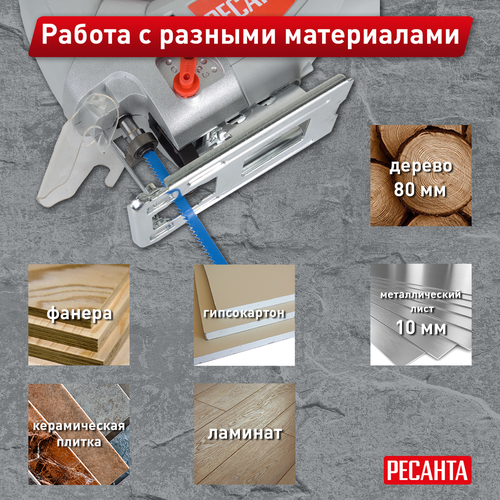 Лобзик электрический РЕСАНТА Л-80/750, изображение