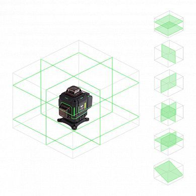 Лазерный уровень AMO LN 4D-360-7, 20 м, фото