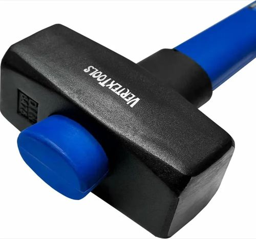 Кувалда VERTEXTOOLS 1500 г, фибергласовая обрезиненная рукоятка 10-12-1500, изображение