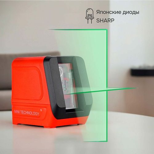Лазерный уровень RGK ALPHA 202, 20 м, картинка