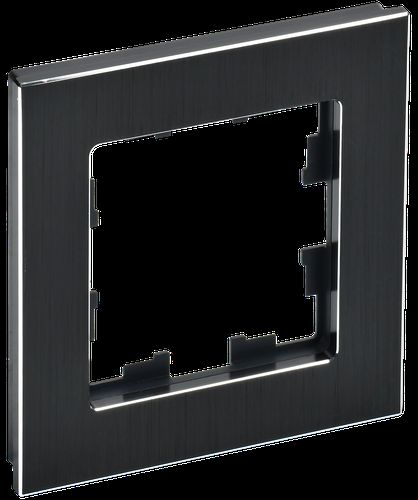 Рамка 1 пост IEK Праймер BR-M12-M-K02 черный, картинка