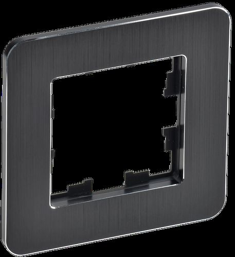 Рамка 1 пост IEK Праймер BR-M12-M-21-K02 черный, картинка