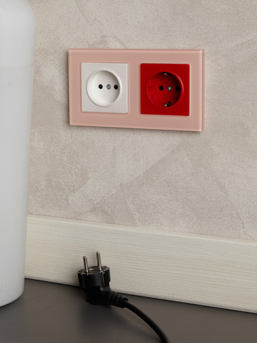 Рамка 2 поста IEK BRITE персиковый матовый, вид