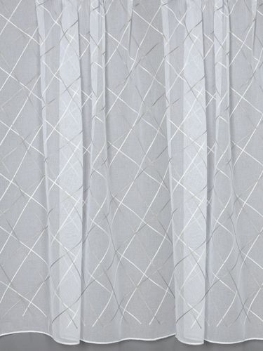 Тюль график 300*270 см белый, картинка