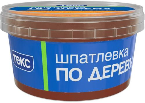Шпатлевка акриловая ТЕКС Профи махагон 0,75 кг, крупный план