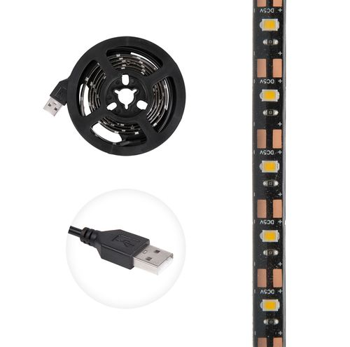 LED ЛЕНТА 5В 4,8ВТ LAMPER USB 3000K IP65 1М 8ММ LED ЛЕНТА 5В 4,8ВТ, фотография