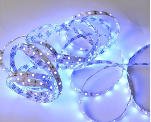 Светодиодная лента IEK SMD 2835 60LED IP20 12В 4,8Вт синий 5 м, детальное фото