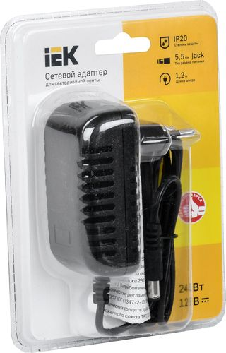Драйвер для светодиодной ленты IEK LSP2-024-12-20-11 24 Вт 12 В 1x2 А IP20, фото