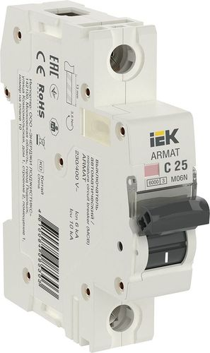 Автоматический выключатель IEK ARMAT M06N 1P C 25А, фотография