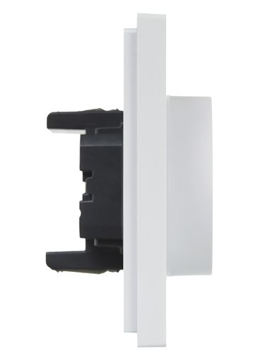 Розетка электрическая IEK FORTE&PIANO FP-R24-16-1-K01 белый, изображение