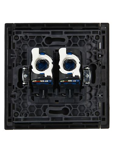 Розетка RJ-45 IEK FORTE&PIANO FP-K20-2-K02 черный, фото
