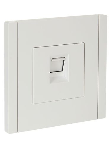 Розетка RJ-45 IEK FORTE&PIANO FP-K10-2-K01 белый, детальное фото