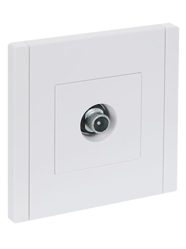 Розетка TV IEK FORTE&PIANO FP-A10-P-K01 белый, вид