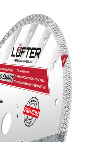 Отрезной диск алмазный LUFTER TURBO SMART ТИП-X 232 мм, изображение