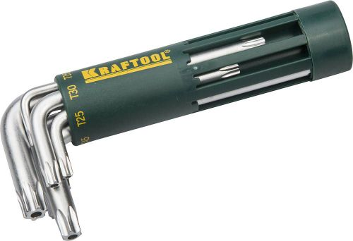 Набор ключей KRAFTOOL t10-t50, 8 шт, крупный план