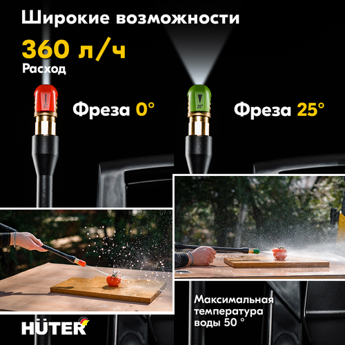 Мойка высокого давления HUTER M135-PW 1,65 кВт алюминий, фотография