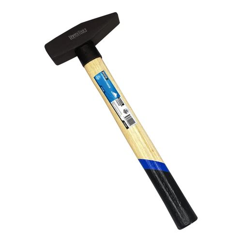 Слесарный молоток VERTEXTOOLS 600 г, квадратный боек, деревянная рукоятка 10-15-600, детальное фото