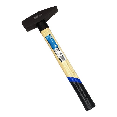 Слесарный молоток VERTEXTOOLS 200 г, квадратный боек, деревянная рукоятка 10-15-200, изображение