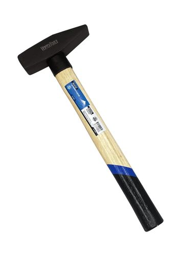 Слесарный молоток VERTEXTOOLS 800 г, квадратный боек, деревянная рукоятка 10-15-800, изображение