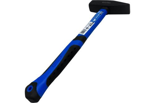 Слесарный молоток VERTEXTOOLS 400 г, фибергласовая обрезиненная рукоятка 10-20-400, вид