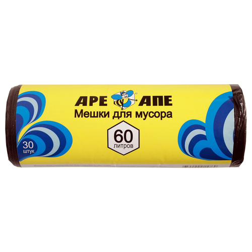Мешки для мусора APEX 60л 30шт, изображение