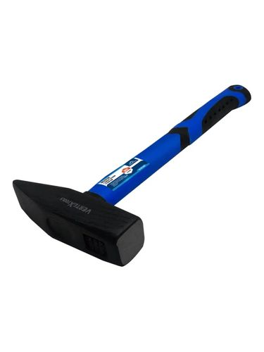 Слесарный молоток VERTEXTOOLS 600 г, фибергласовая обрезиненная рукоятка 10-20-600, детальное фото