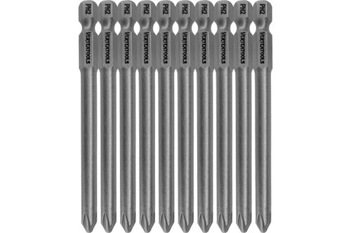 Набор бит PH2х90 10 шт VERTEXTOOLS БТ-PH2-90, картинка