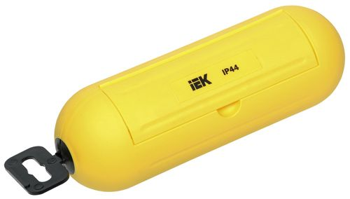 Бокс для защиты кабельного соединения IEK IP44 желтый, вид