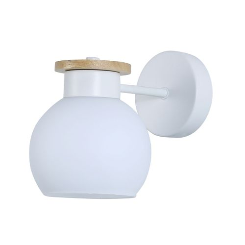 Бра Дэла 1х60W E27 220 V белая, детальное фото