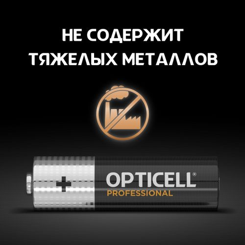 Батарейки алкалиновые 6AA/LR6 Professional Opticell, изображение