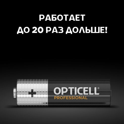 Батарейки алкалиновые 6AA/LR6 Professional Opticell, изображение