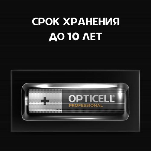 Батарейки алкалиновые 12AAA/LR03 Professional Opticell, фото
