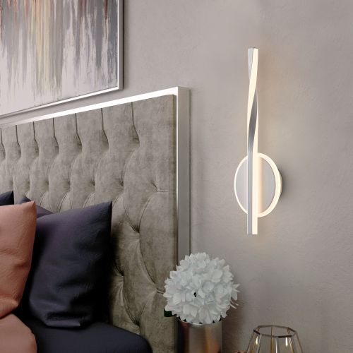 Бра Freya Krutch L24W белый металл/акрил, LEDх24, 6x14x40 см, изображение
